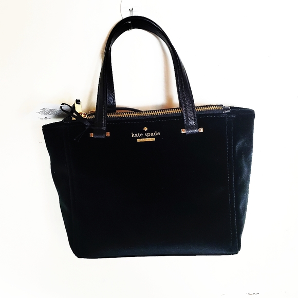 Kate Spade Dawn Place Mini Velvet Kona Handbag - Picture 2 of 6